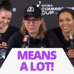 Sandy Brondello, Sabrina Ionescu & Breanna Stewart REACT to Liberty LOSING WNBA Commissioner’s Cup