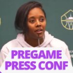 Christie Sides and Caitlin Clark FULL PREGAME Press Conference | Indiana Fever at Seattle Storm