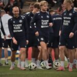 Slovakia GOALIES play foot-tennis, INTERACT with fans after TRAINING for Belgium clash in UEFA Euro