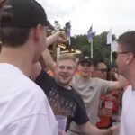 Fans ARRIVE at the stadium to watch the confrontation between Switzerland and England at Euro 2024