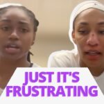 Rae Burrell & Dearica Hamby NOT HAPPY after LA Sparks BIG LOSS against Minnesota Lynx