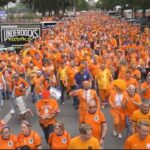 English and Serbian FANS DRINKING and DANCING ahead of Euro 2024 CLASH