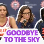 Becky Hammon and Aces players REACT to winning their season FINALE over Wings [POSTGAME]