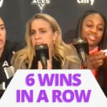 Eric Thibault and Mystics PLAYERS on their blowout LOSS at the Aces | FULL POSTGAME