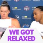 Becky Hammon, A’ja Wilson, and Jackie Young REACT to the Aces DEFEATING Sky | FULL POSTGAME