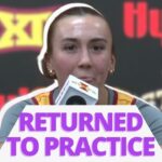 Bill Fennelly REVEALS Reagan Wilson BROKE her nose and RETURNED to practice 15 mins later