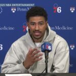 Michael Malone is SATISFIED with his TEAM’S WORK, after the Nuggets’ WIN over the Hornets