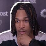 Jaylin Williams NOT want a WATER bath after notching his first triple-double in Thunder’s VICTORY