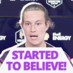 Maggie Graham TALKS about SCORING on his PROFESSIONAL DEBUT with Houston Dash