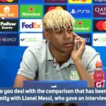 Lautaro Martínez’s RESPONSE to the COMPARISSONS between Lionel Messi and Lamine Yamal