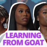 Natasha Howard, Brianna Turner, Makayla Timpson and Jaelyn Brown on PLAYING with Caitlin Clark