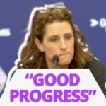 Sophie Cunningham on her CHEMISTRY with Lexie Hull after Fever BEAT Mystics