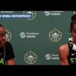 Noelle Quinn on her first two-guard lineup since Jewell Loyd left the Storm