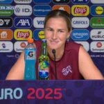 Gemma Grainger, Tuva Hansen, and Cecilie Fiskerstrand DISCUSS Norway’s OBJECTIVE against Iceland