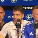 Edel McMahon, Sam Monaghan, Nolusindiso Booi, Luiza González& Lesley McKenzie ON Women’s RWC Welcome