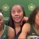 Breanna Stewart REACTS to the Liberty BEATING UP on Mystics despite her STRUGGLES
