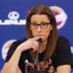 Natasha Cloud INTERRUPTS the media to ANSWER a phone call from her Uber