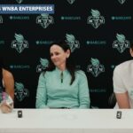 Cheryl Reeve, Napheesa Collier & Natisha Hiedeman on the Lynx FACING Valkyries in PLAYOFFS