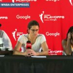 Stephanie White on FACING her former player Brionna Jones in the Fever’s WIN OR GO HOME situation