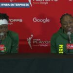 A’ja Wilson PRAISES her teammate Jackie Young who had the GW bucket HUGE PROPS as a player