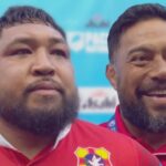 Tevita Ikanivere and Mick Byrne PROUD after WINNING the Pacific Nations Cup with Fiji