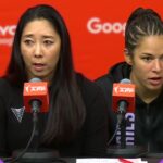 Sabrina Ionescu, Jonquel Jones & Sandy Brondello CREDIT Liberty’s TEAMWORK for Game 1 WIN at Mercury