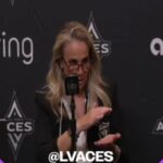 A’ja Wilson GIVES Jackie Young her FLOWERS after Aces BEAT Sky for 14-game WIN STREAK