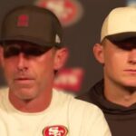 Ben Johnson & Caleb Williams on the INTERCEPTION in the final QUARTER after the LOSS at Ravens