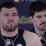 Mike Vrabel & Drake Maye on Will Campbell & Jared Wilson’s INJURIES following Patriots’ WIN