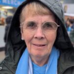 Renée Slegers ATTENTIVE to Arsenal’s final TRAINING session ahead of the CLASH at Bayern Munich