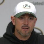 Ben Johnson on his CELEBRATION in the LOCKER ROOM after Bears’ VICTORY at Eagles