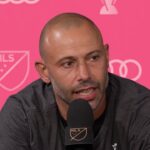 Mascherano PRAISES Messi… until Inter Miami players CRASH the interview and DRENCH him in BEER